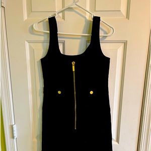 Cute black Ecetera dress in size 4 - 2 pockets and big zipper